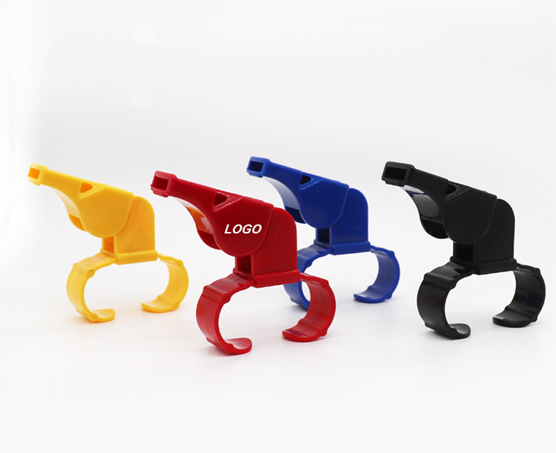 Finger Grip Plastic Sport Whistle