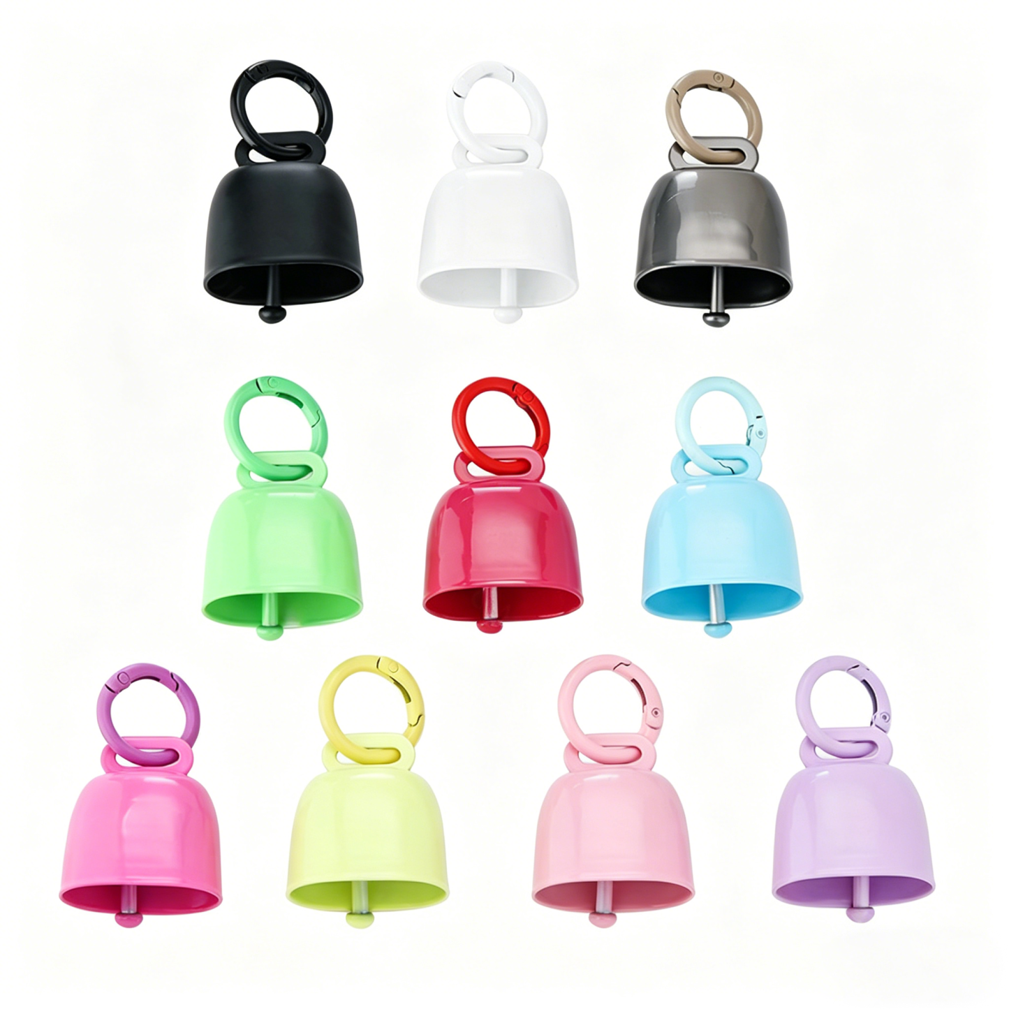 Iron Pet Collar Bell Decor