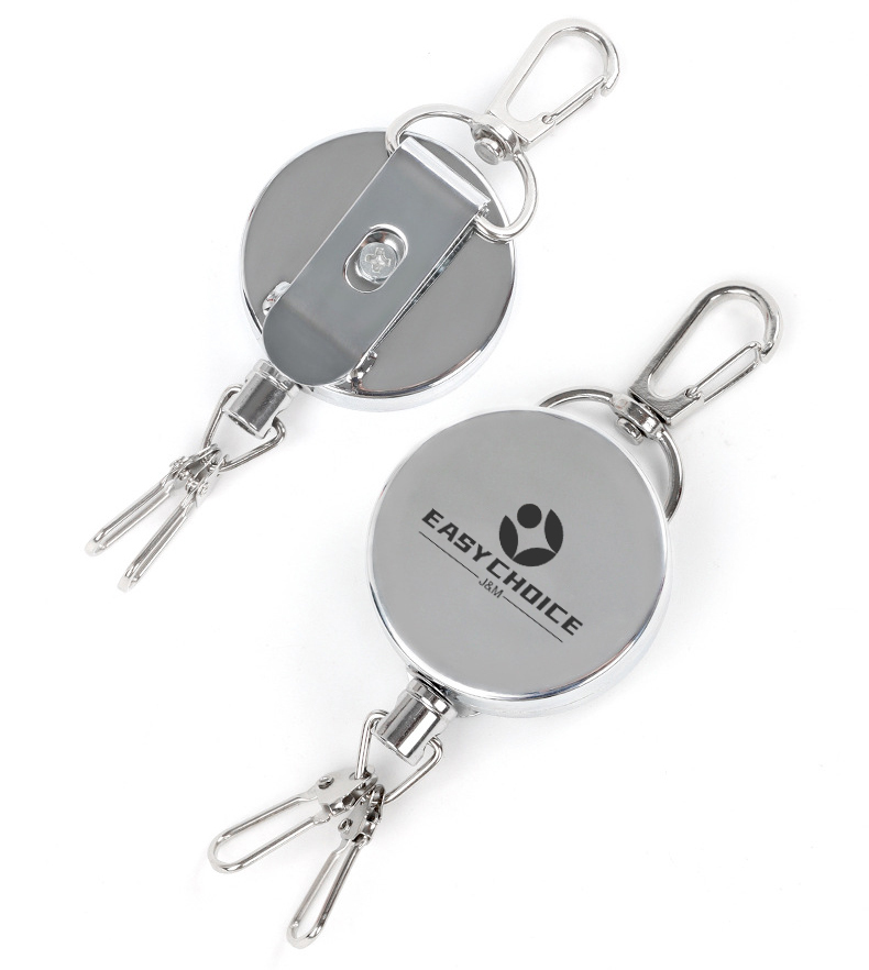 Metal Badge Reel with Back Clip