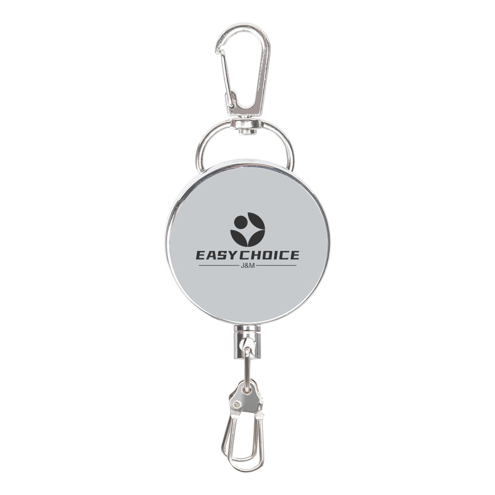 Metal Badge Reel with Back Clip