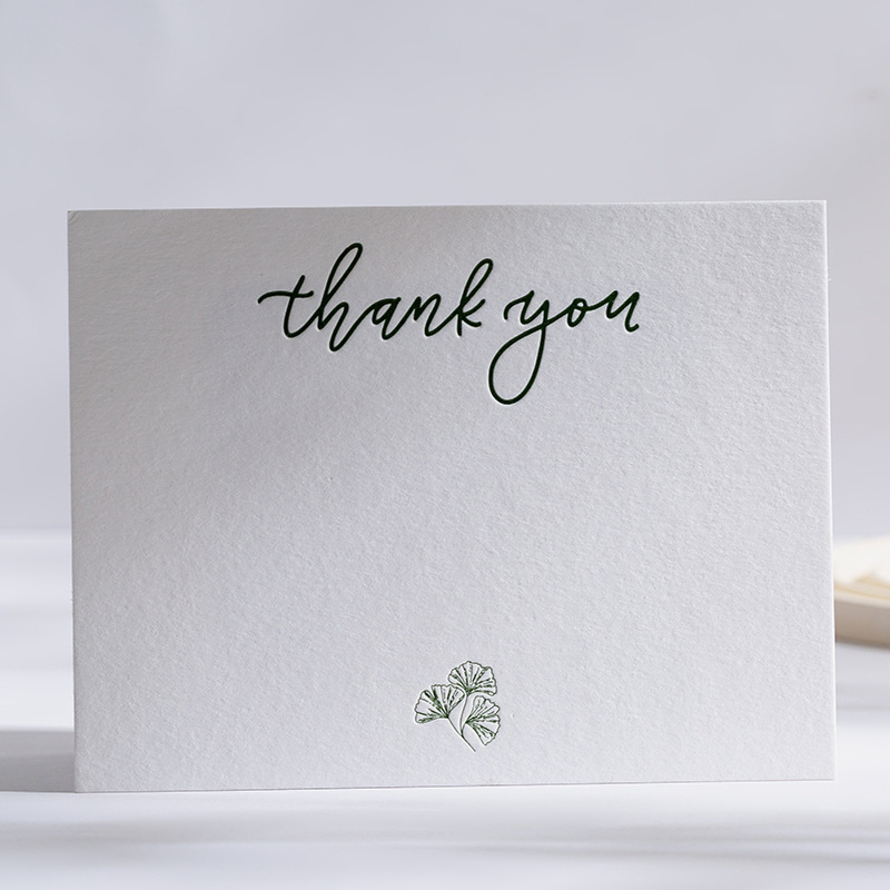 Wood Grain Paper Greeting Card