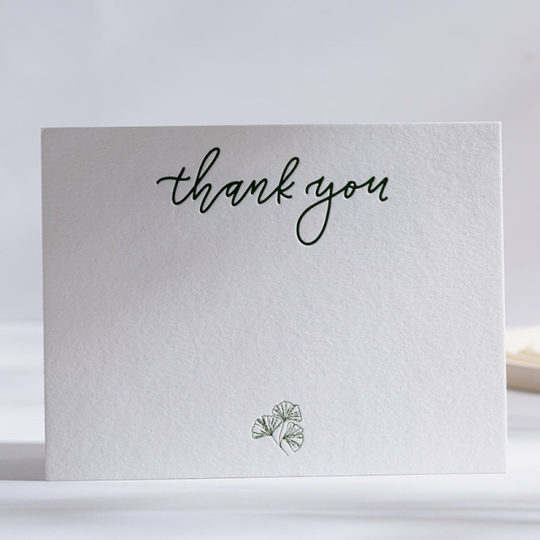 Wood Grain Paper Greeting Card