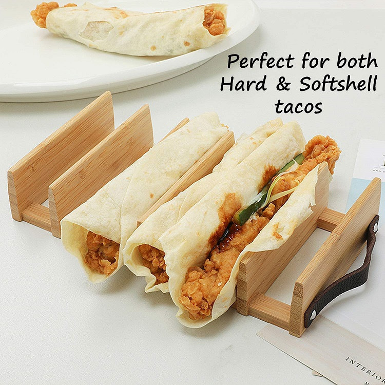 Bamboo Taco Holder