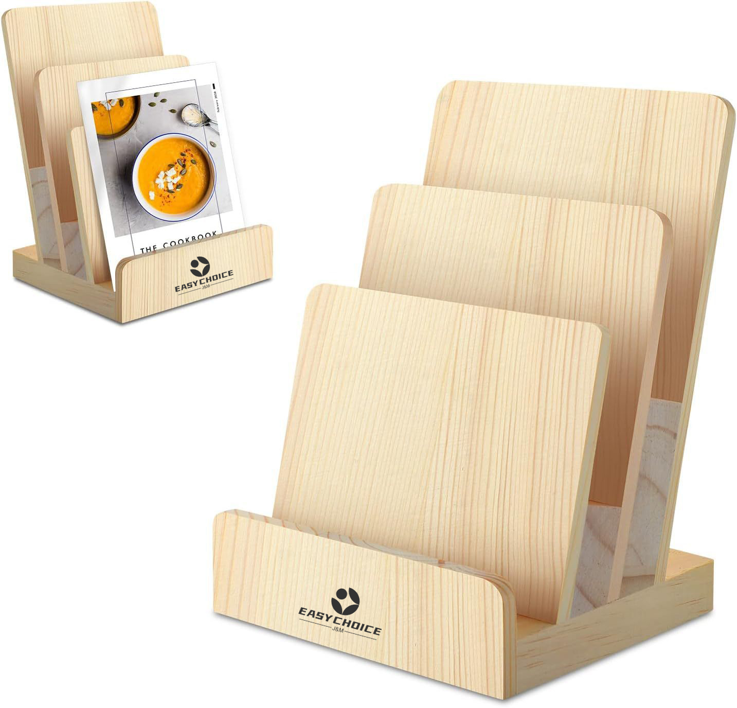 Wooden Desk Menu/Literature Holder