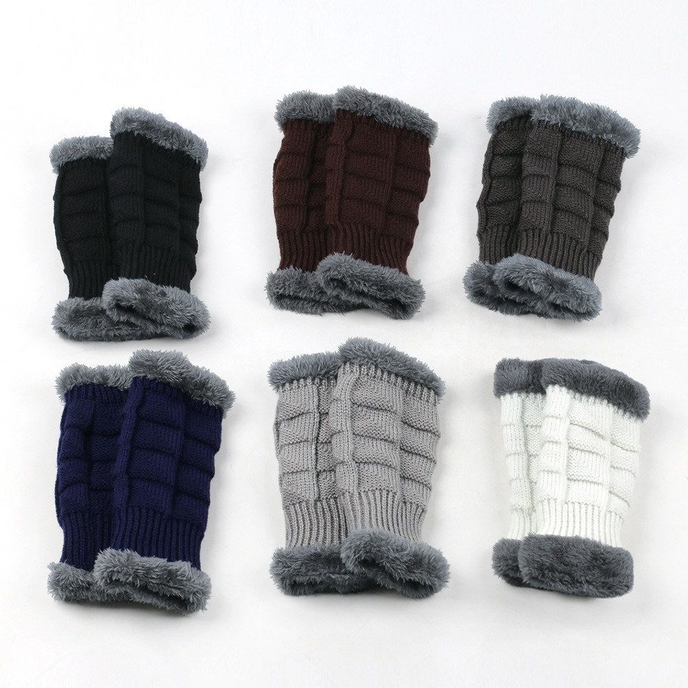 Warm Lady Fingerless Gloves w/Fleece