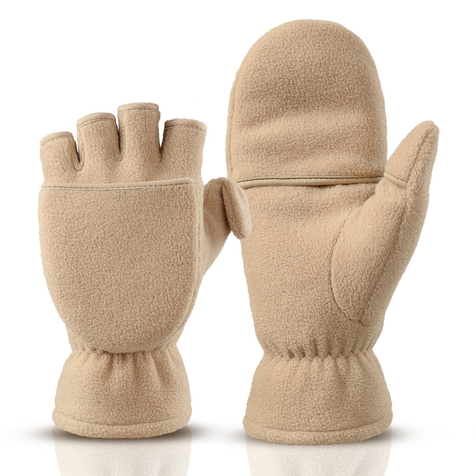 Fingerless Flip Mittens