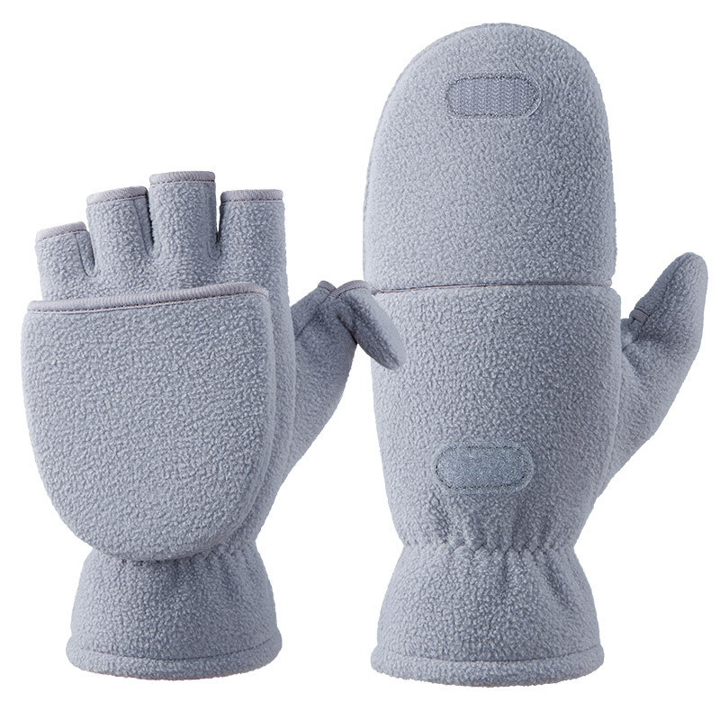Fingerless Flip Mittens