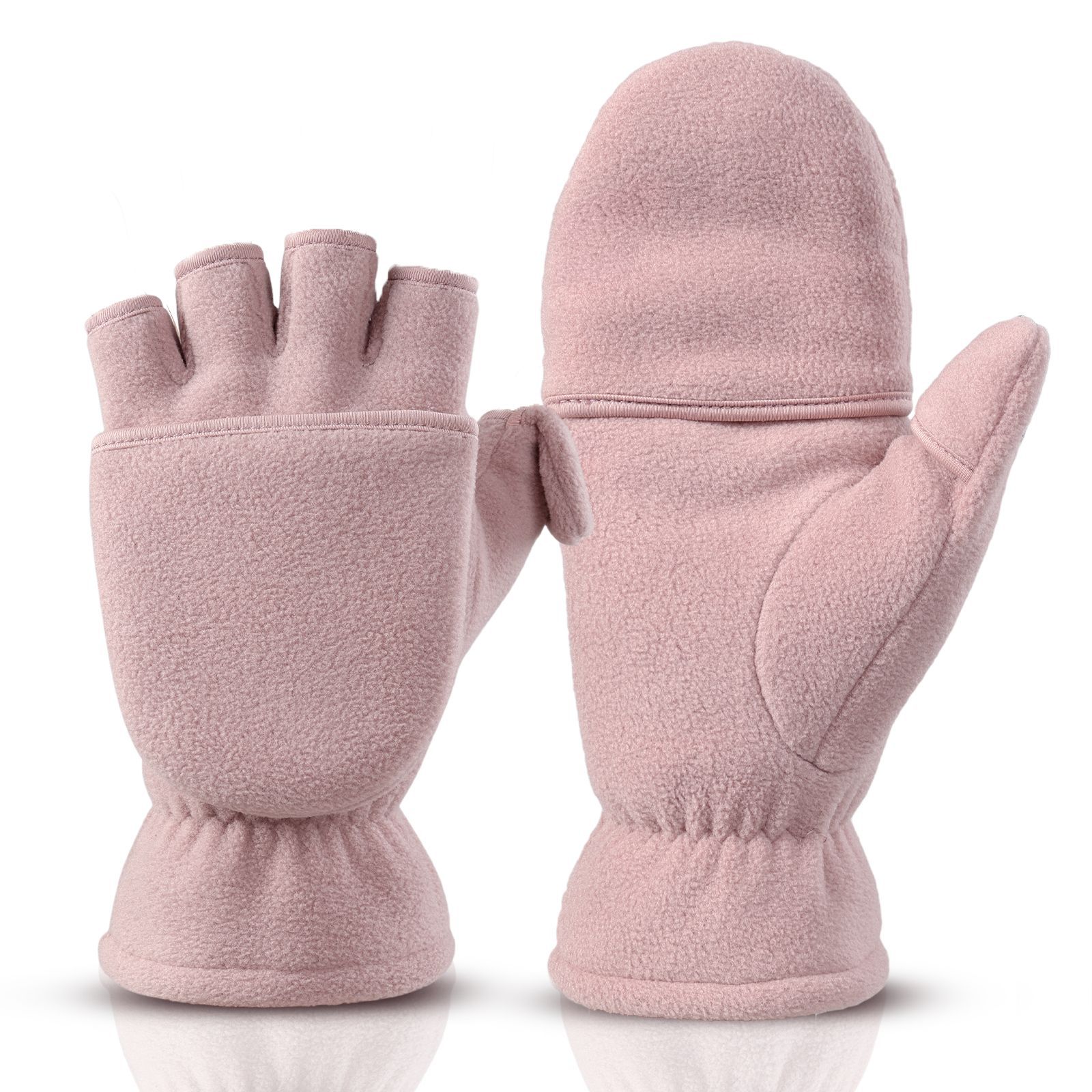 Fingerless Flip Mittens