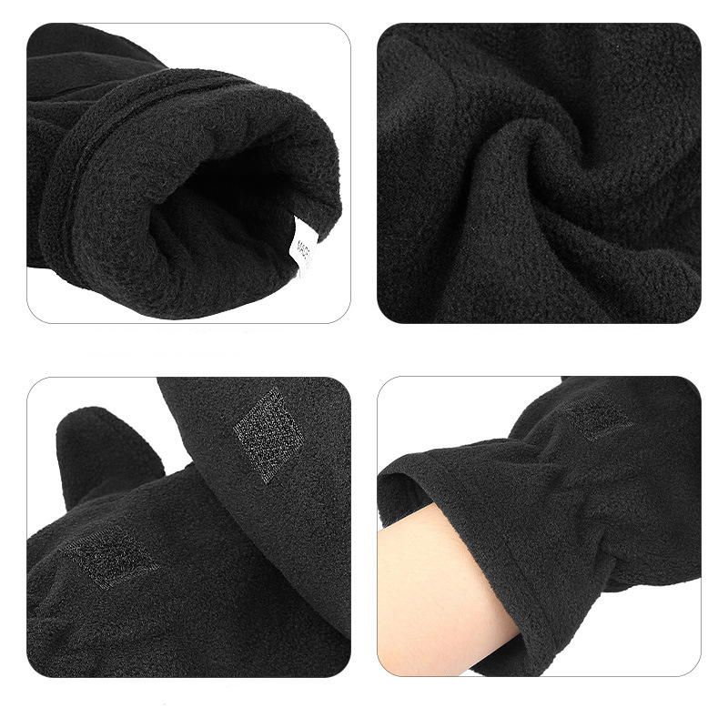 Fingerless Flip Mittens