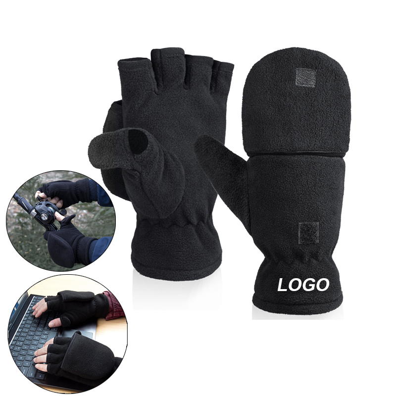 Fingerless Flip Mittens