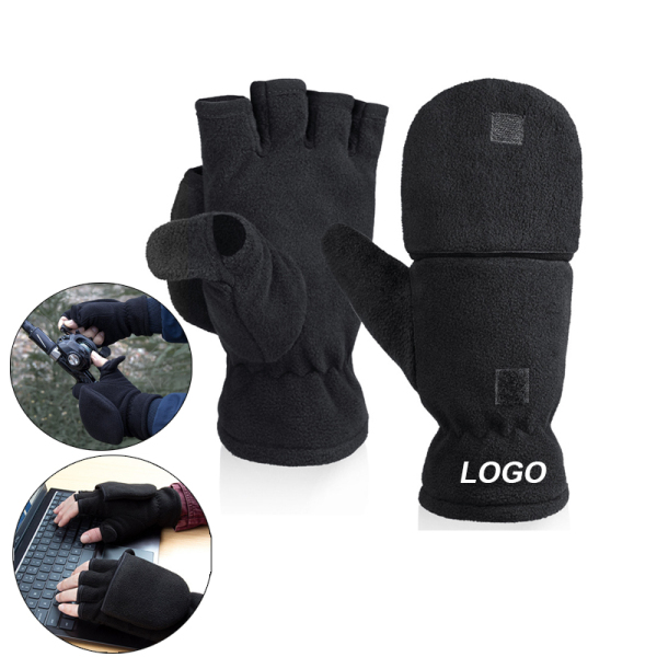 Fingerless Flip Mittens