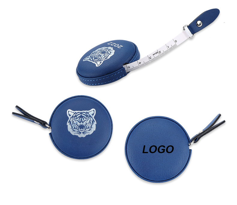 Round PU Leather Tape Measure