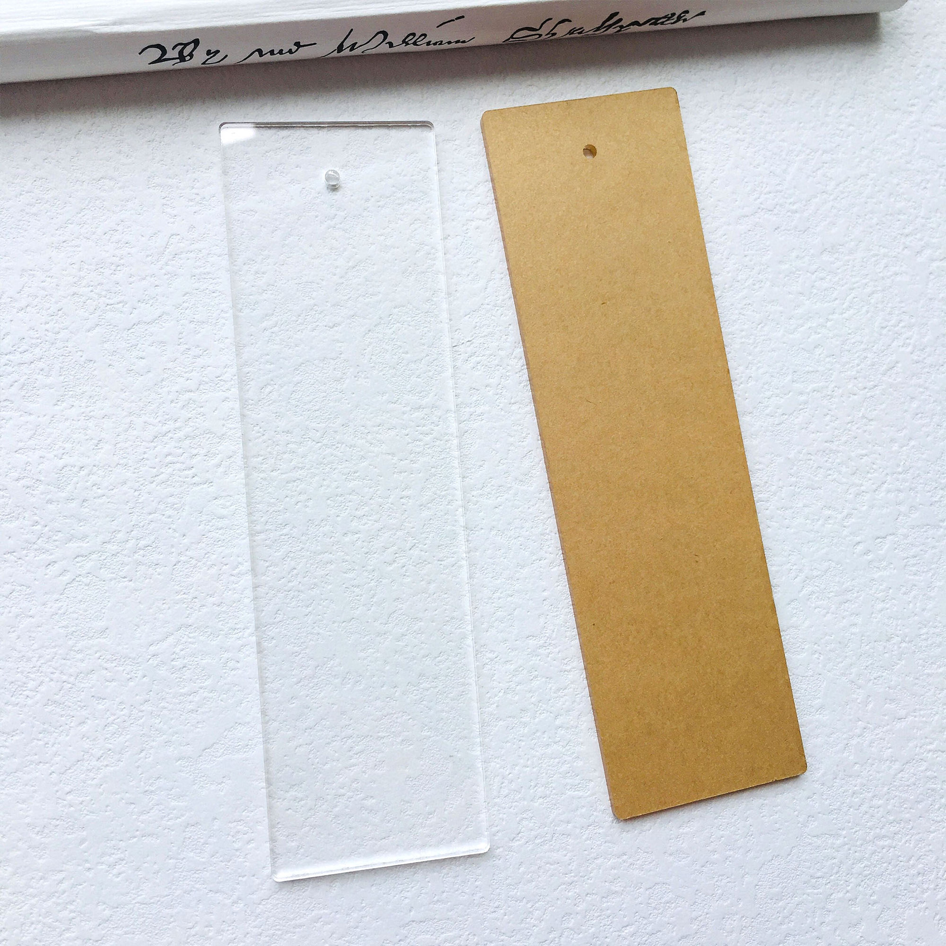 Transparent Bookmark With Tassel