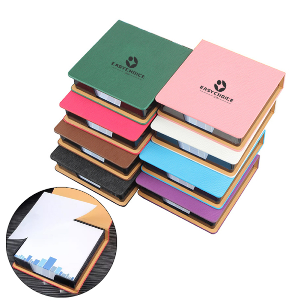 Sticky Note Cube With PU Cover