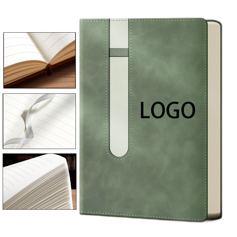 PU Cover Notebook With Pen Slot