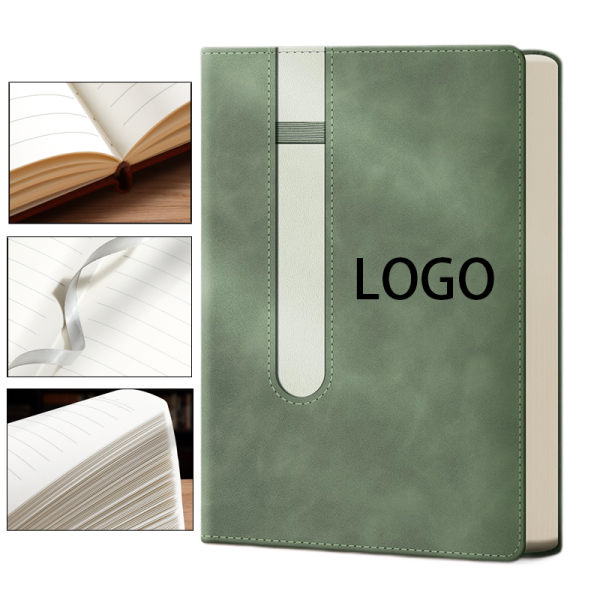 PU Cover Notebook With Pen Slot