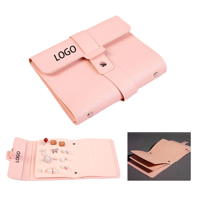 PU Leather Earring Storage Bag