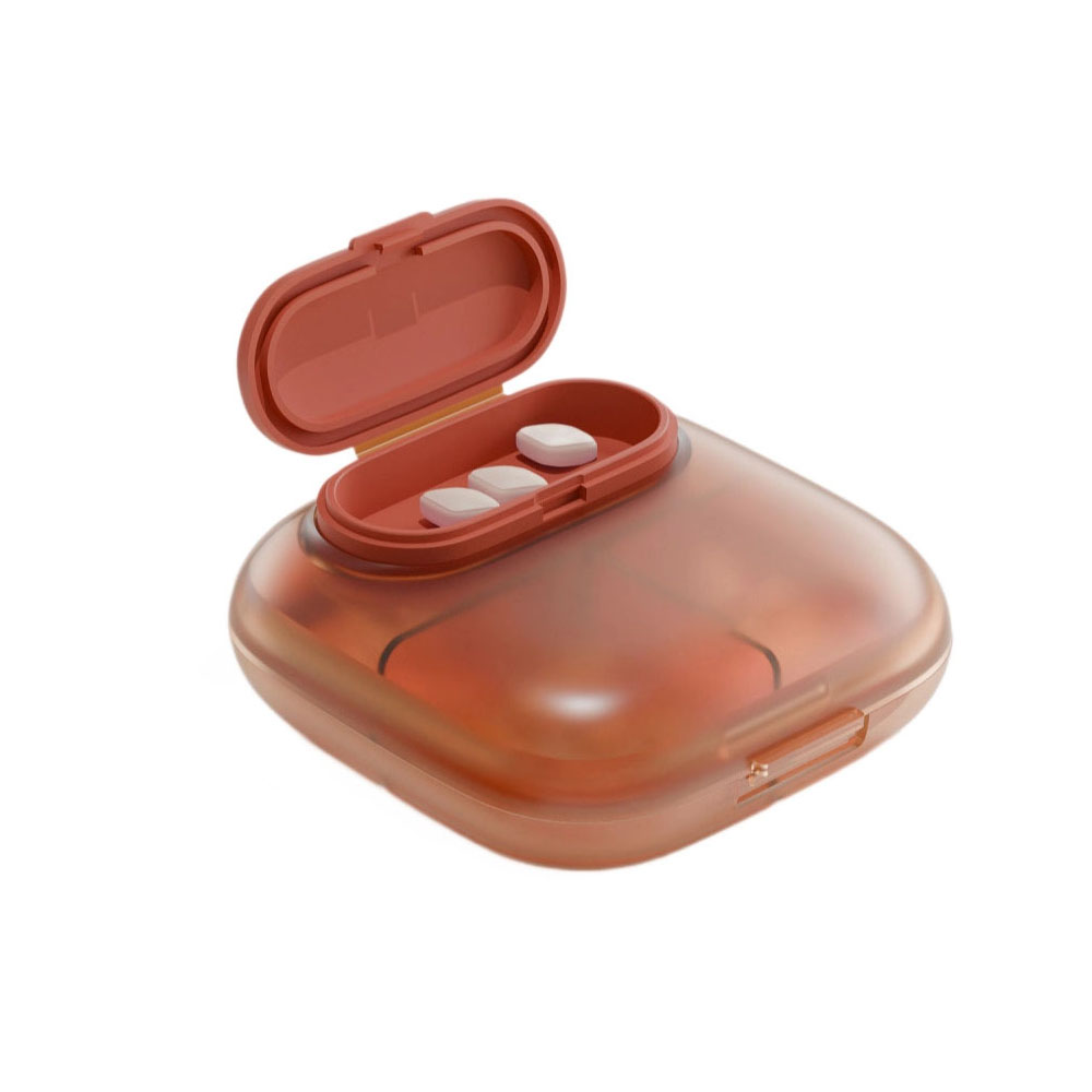 4 Grid Pill Box