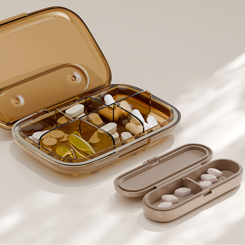 6 Grid Pill Box