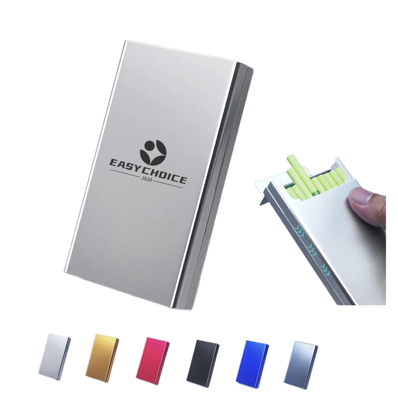 Slide Open Aluminum Cigarette Case