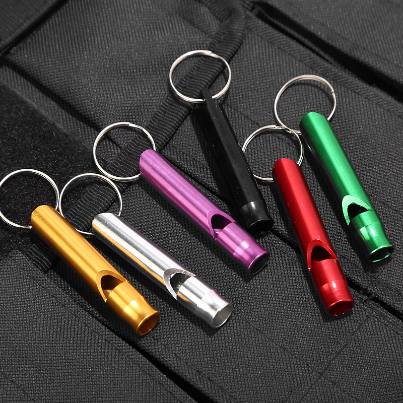 Small Emergency Whistle Keyring