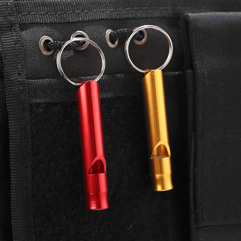 Small Emergency Whistle Keyring