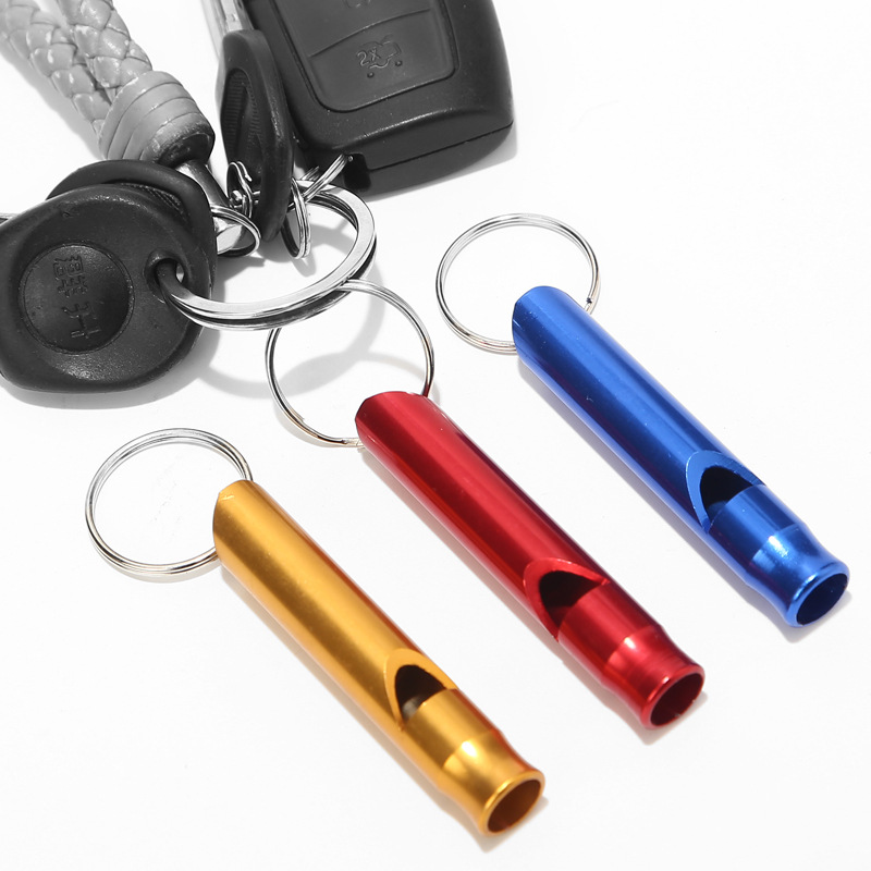 Small Emergency Whistle Keyring