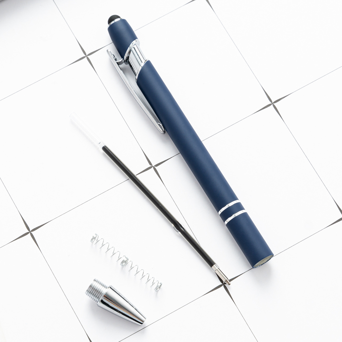 Metal Ballpoint With Stylus