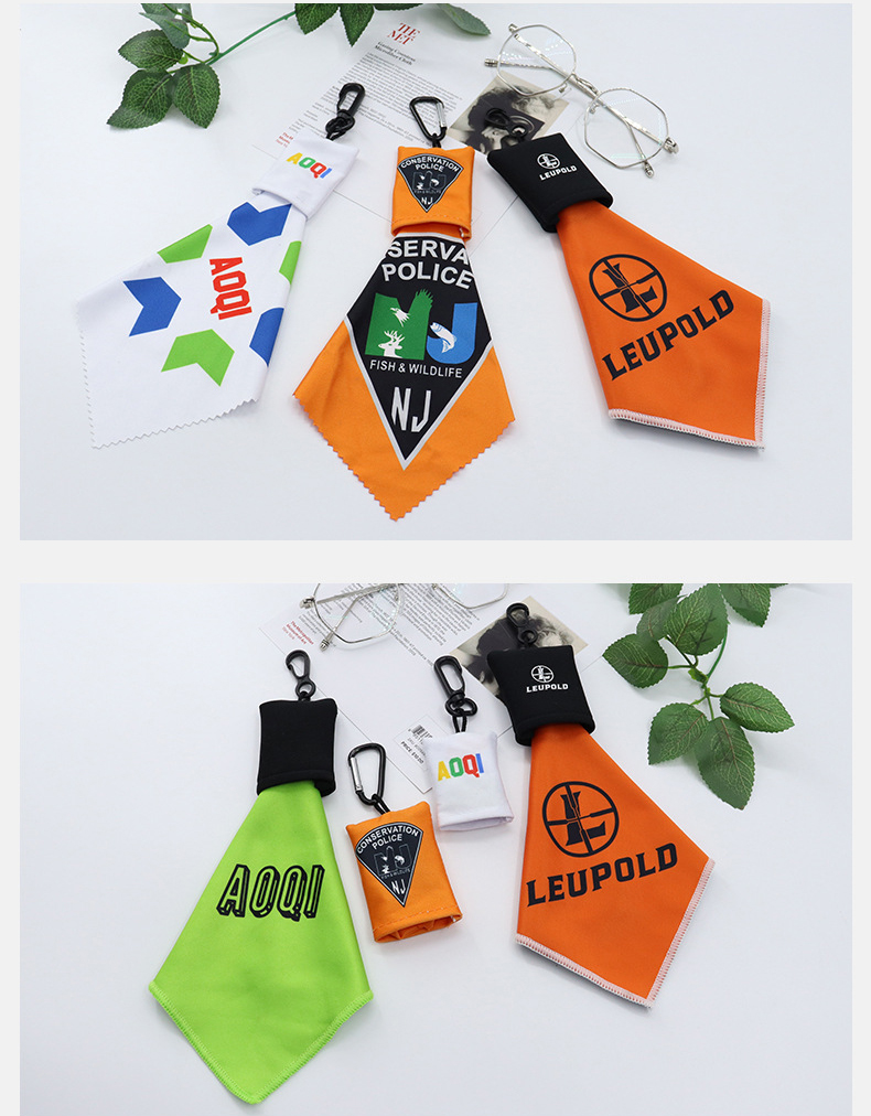 Microfiber Lens Cloth With Carabiner