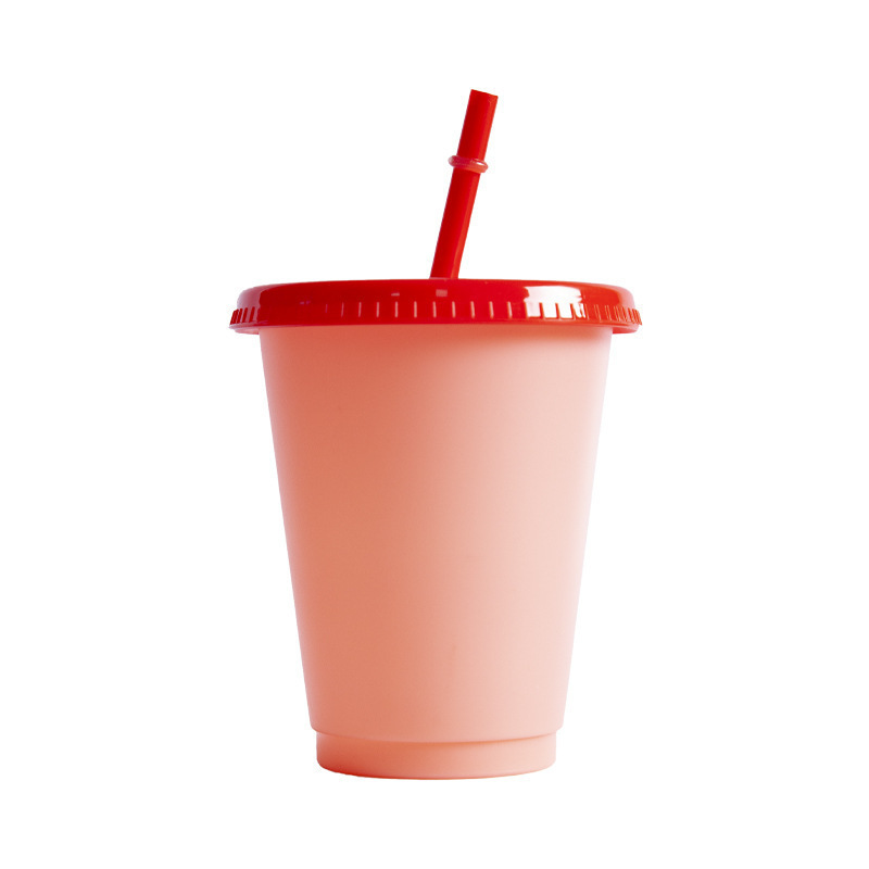 Heat-sensitive Color-changing Straw Cup