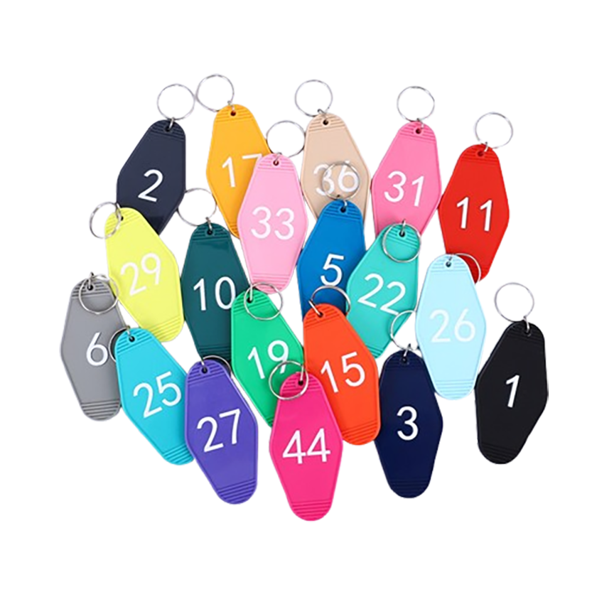 Plastic Key Tag