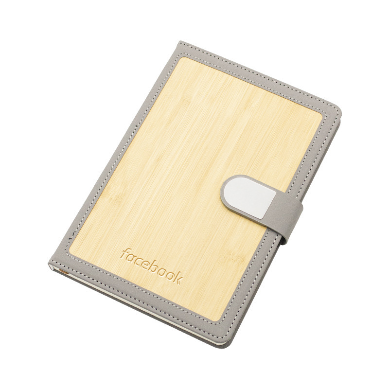 A5 Eco-Friendly Bamboo Wood Spliced Notebook