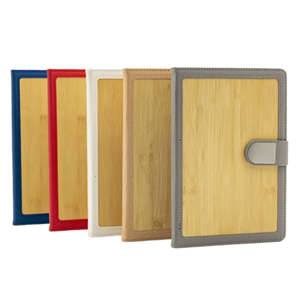 A5 Eco-Friendly Bamboo Wood Spliced Notebook