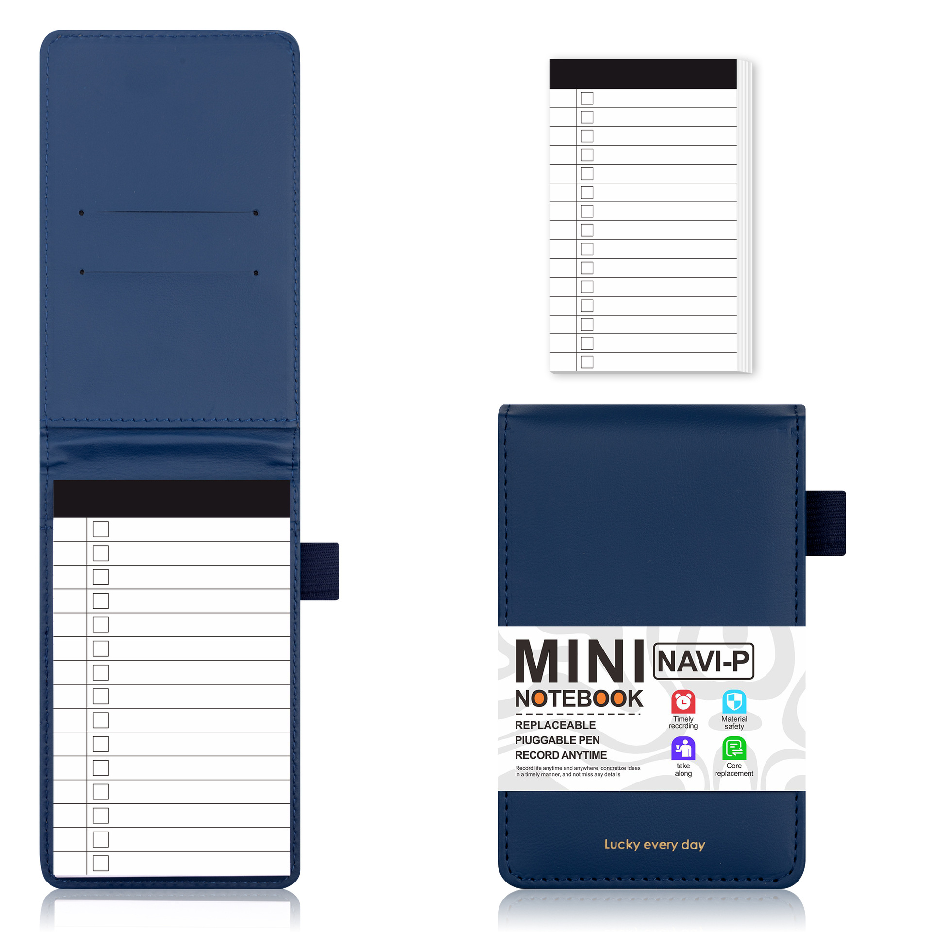 Mini Leather A7 Notebook