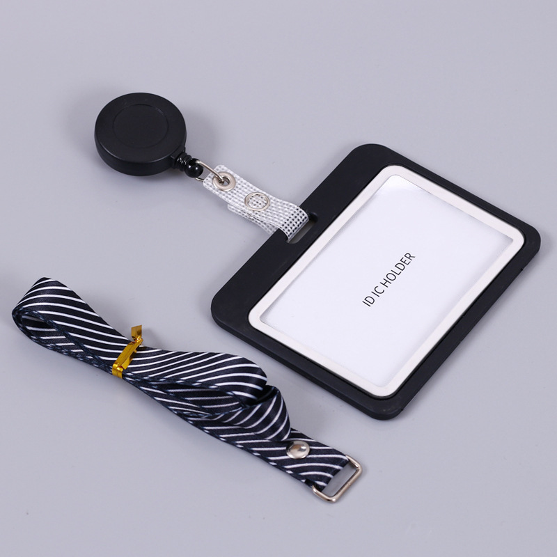 Retractable Lanyard ID Card Holder