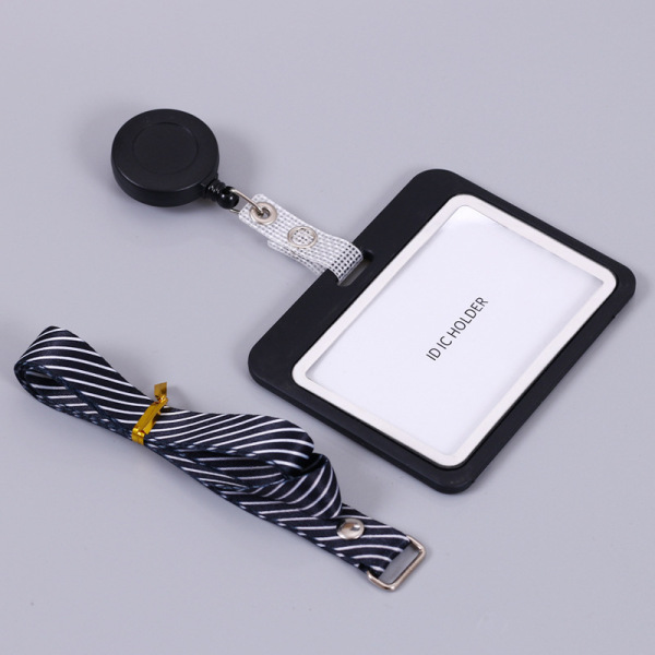 Retractable Lanyard ID Card Holder