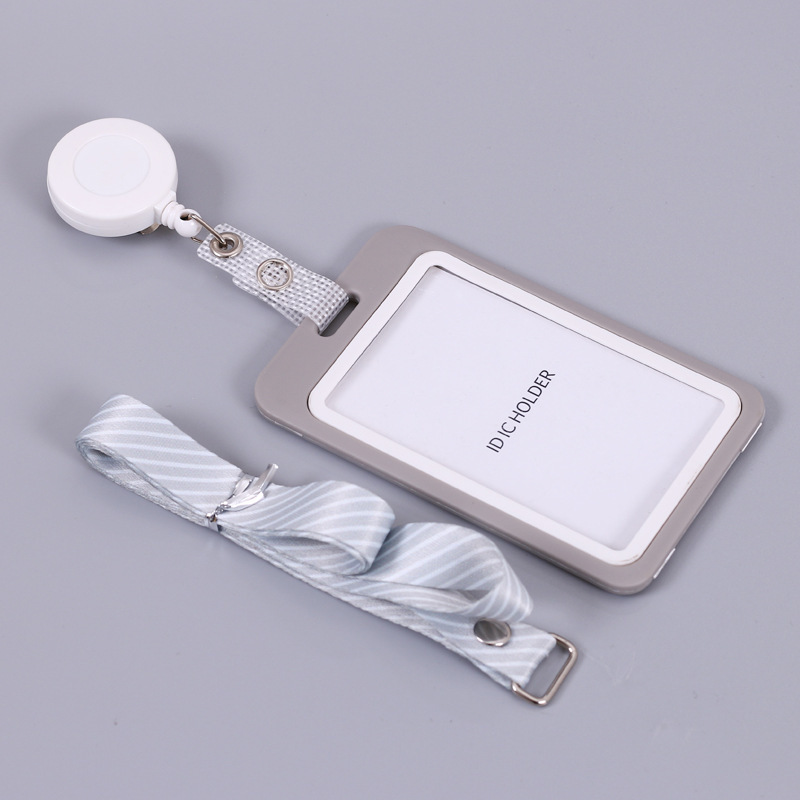 Retractable Lanyard ID Card Holder
