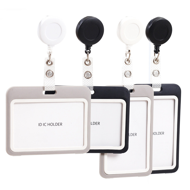Retractable Lanyard ID Card Holder