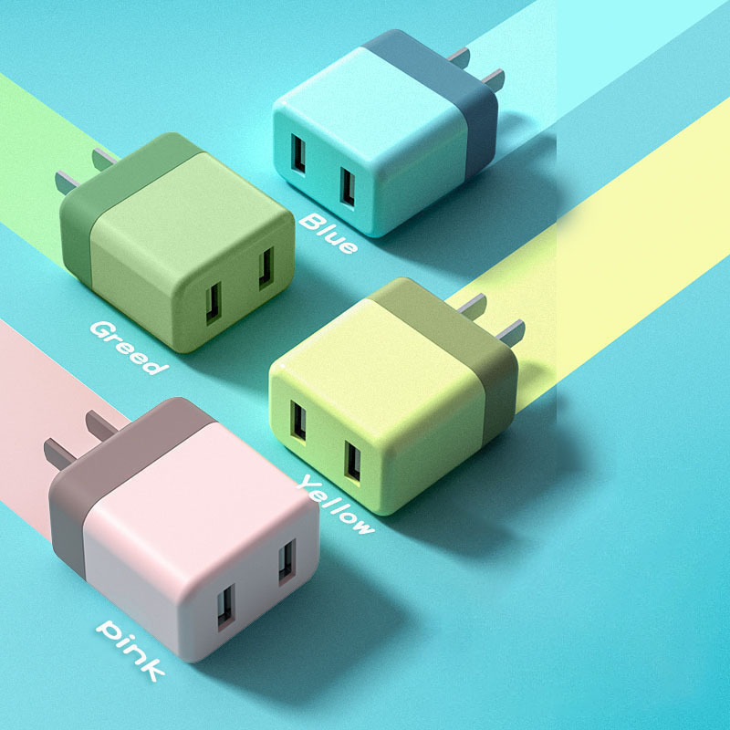 Colorful Dual-Port USB Charger