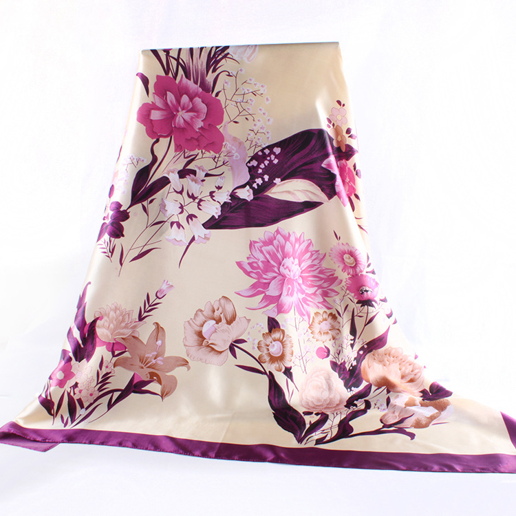 35''x35'' Polyester Silk Scarf
