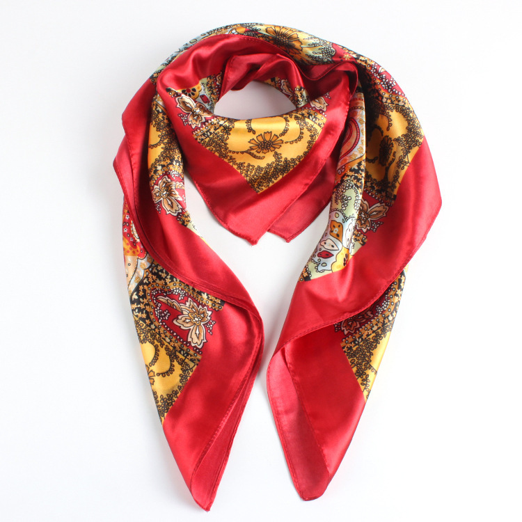 35''x35'' Polyester Silk Scarf