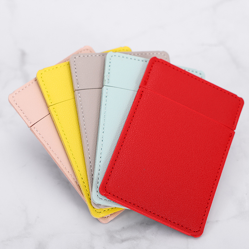 Stainless Steel Mirror w/Leather Cover