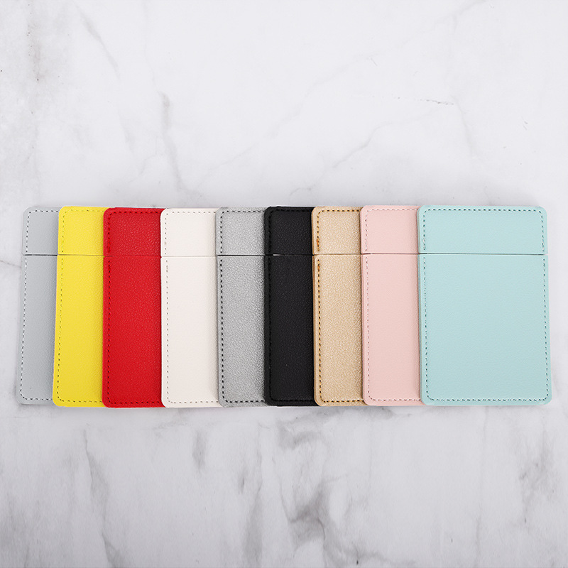 Stainless Steel Mirror w/Leather Cover