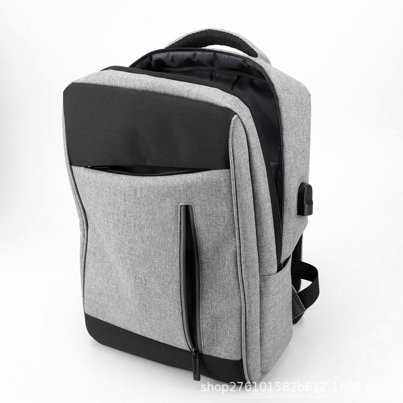 Large Capacity Backpack w/USB Charging Port