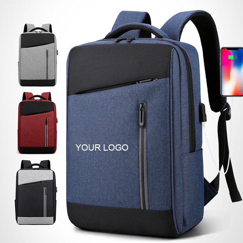 Large Capacity Backpack w/USB Charging Port