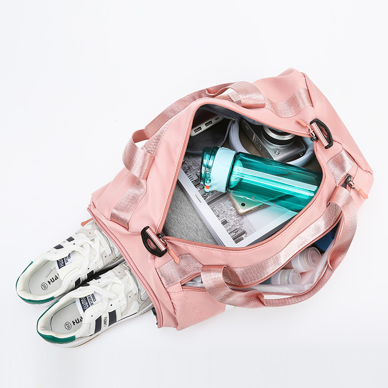 Sports Gym Travel Duffle Bag w/Shoe Compartment