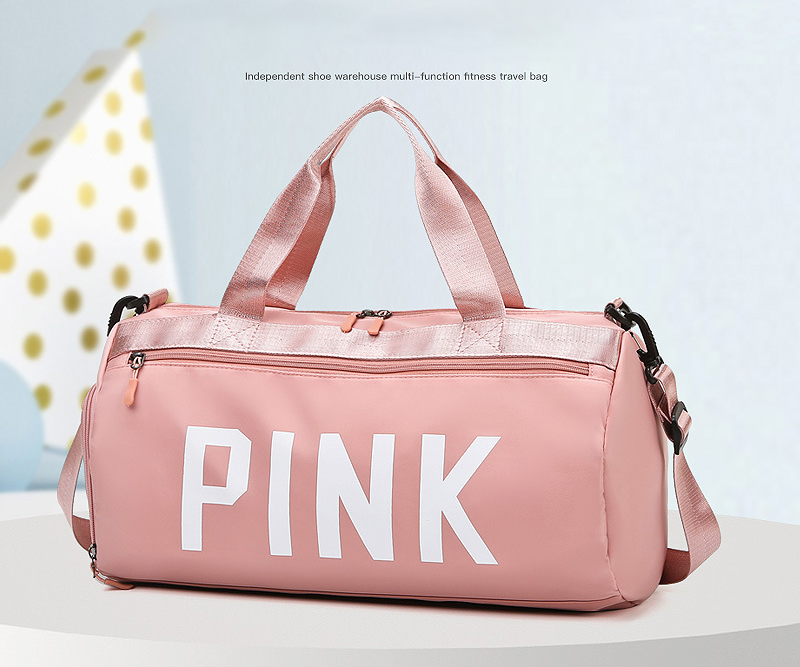 Sports Gym Travel Duffle Bag w/Shoe Compartment