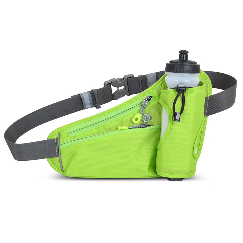 Outdoor Sports Waist Bag w/headphone hole & night reflective strip