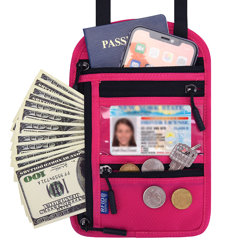 RFID Blocking Passport Bag