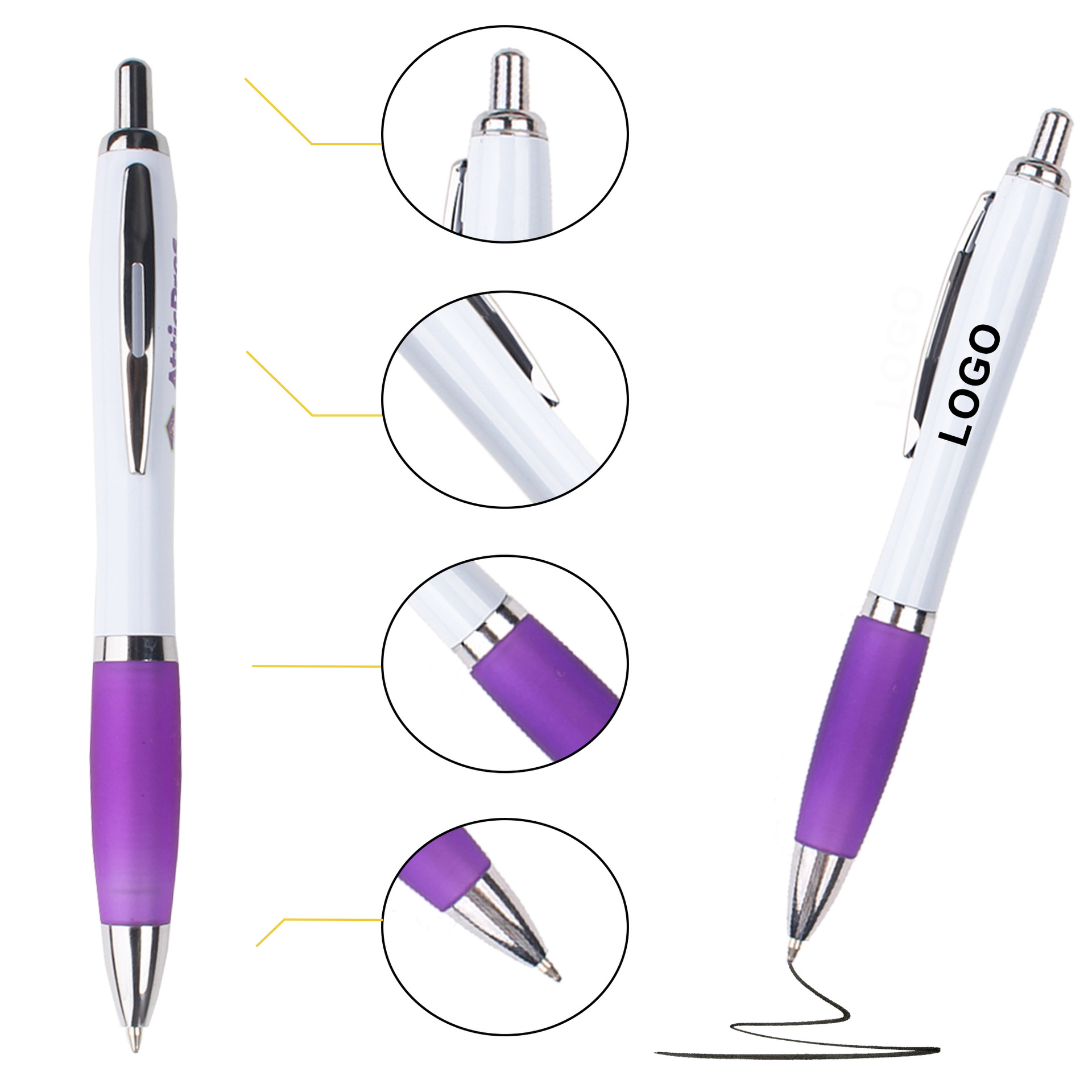 Plastic Click Ballpoint Pen